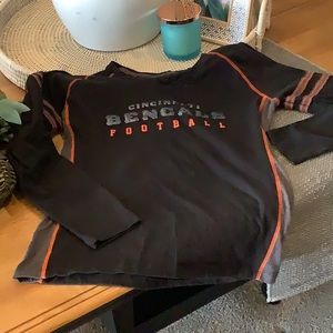 Cincinnati Bengals Long Sleeve T shirt Size L